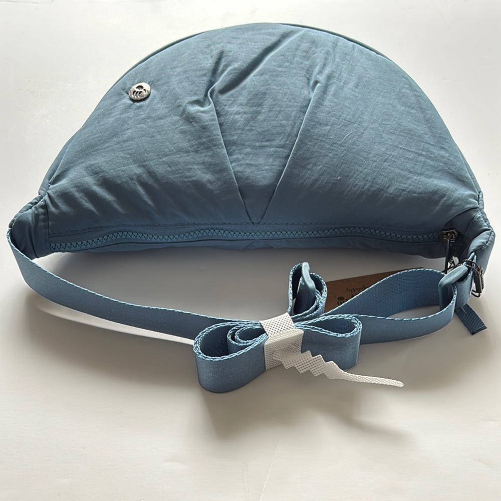 BearPaw Blue Crescent Crossbody Bag with Adjustable Strap - Picture 9 of 16